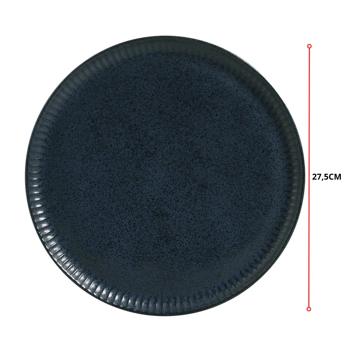 PRATO RASO LINHAS NIGHT BLUE - 27,5 CM