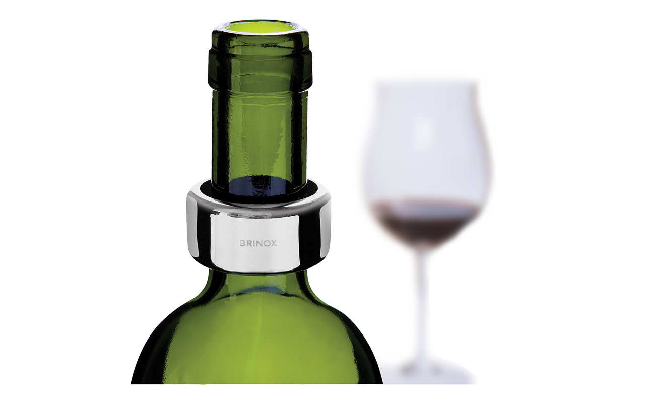 128173 - ANEL AÇO INOX PARA GARRAFA DE VINHO - 2310/302