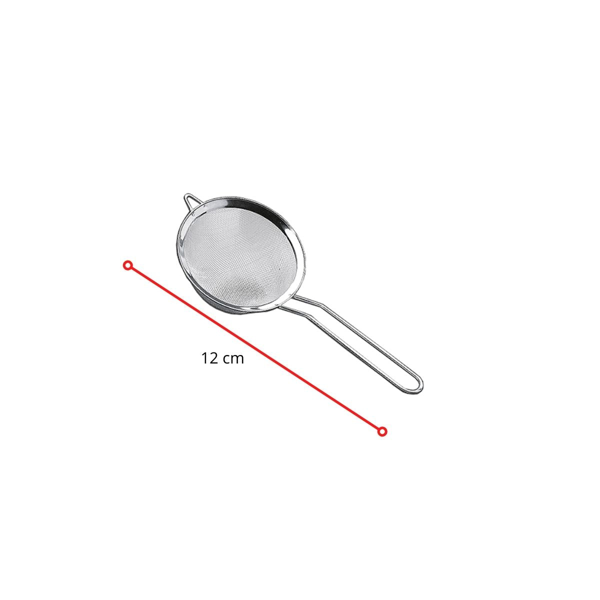 127147 - PENEIRA AÇO INOX 12 CM TOP PRATIC - UNID