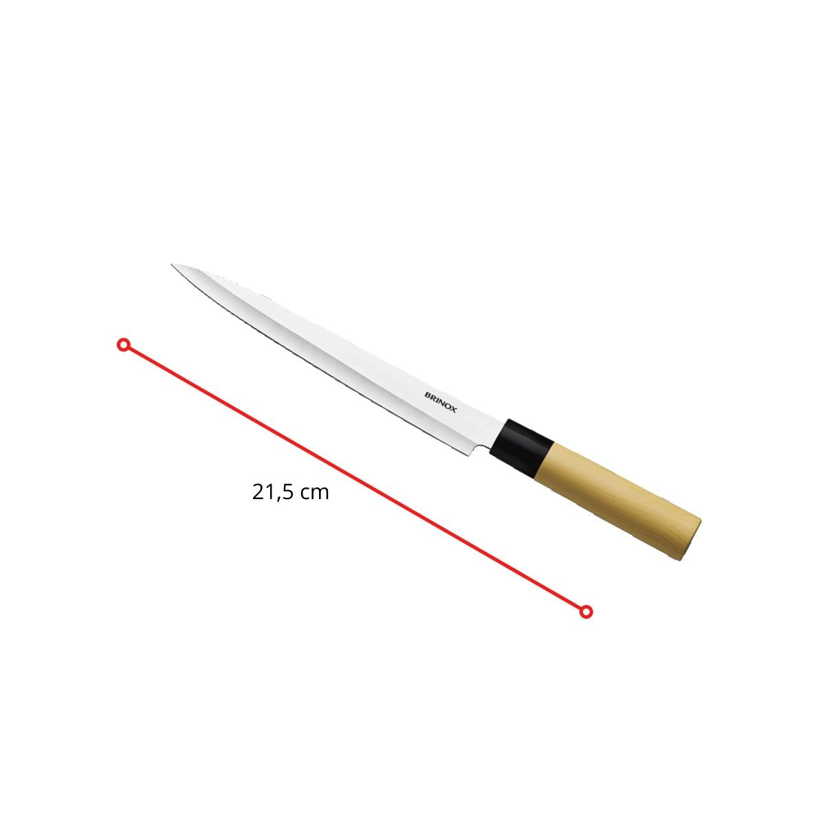126993 - FACA PARA SUSHI E SASHIMI 8 1/2” SAMURAI - UNID