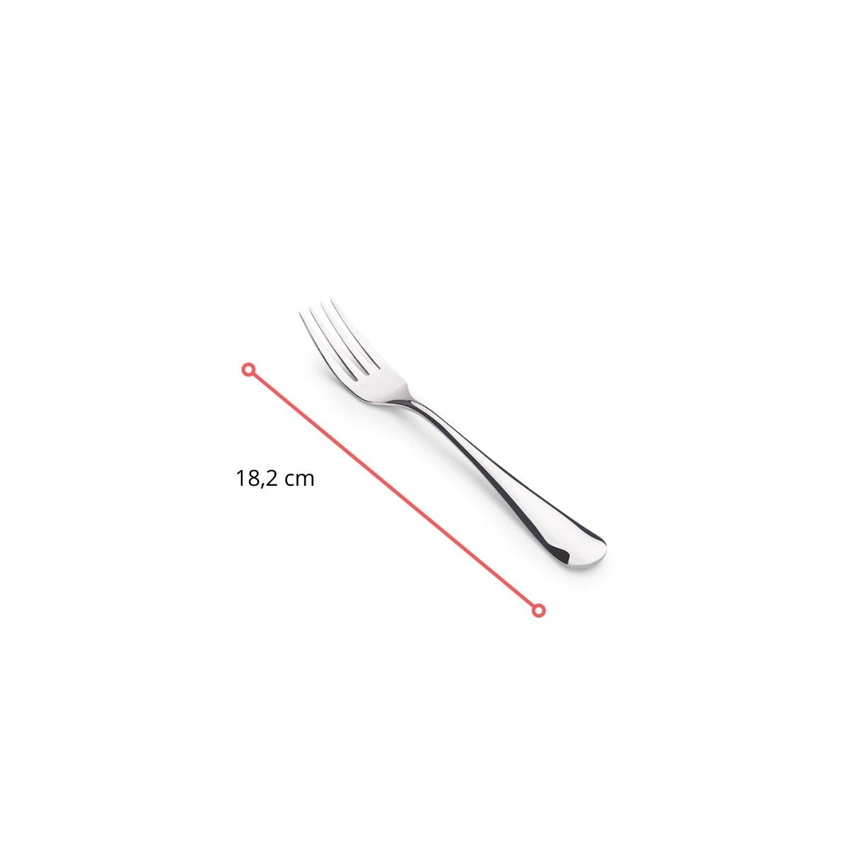 125987 - GARFO DE SOBREMESA BISTRÔ - CX 12 PCS