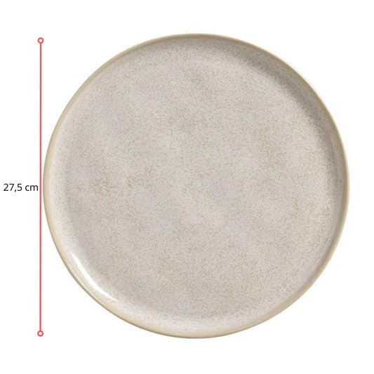 128274 - PRATO RASO BIO LATTE Ø 27,5 CM - CX 6 PCS