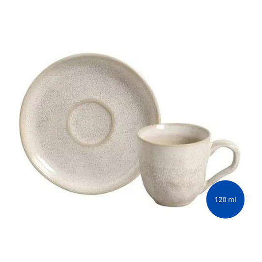 128320 - XÍCARA DE CAFÉ BIO LATTE 120ML - CX 6 PCS