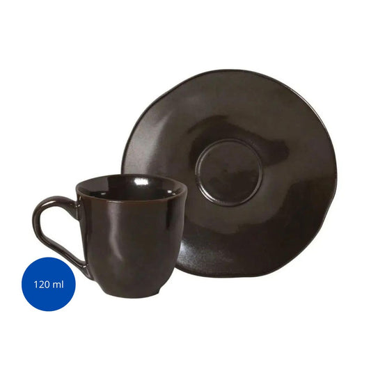 128333 - XÍCARA CAFÉ ORGÂNICO FERRUM 120ML - CX 6 PCS
