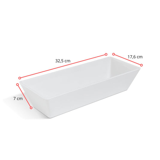 128225 - TRAVESSA RETANGULAR GASTRODEEP BC GN1/3 32,5 X 17,6 X 7 CM (DF) - UNID