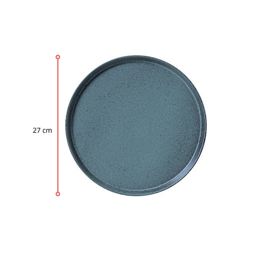 127279 - PRATO RASO NEO STONEWARE NIGHT SKY - CX 6 PCS