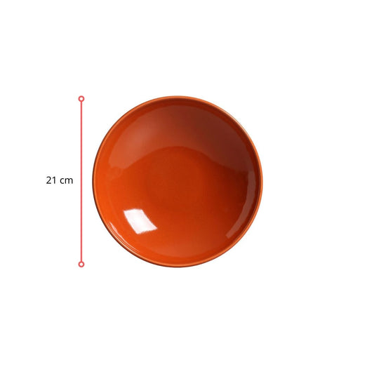 127196 - PRATO FUNDO COUP CANTALOUPE - CX 6 PCS