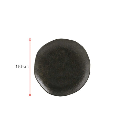 125715 - PRATO SOBREMESA ORGÂNICO ONYX - CX 6 PCS