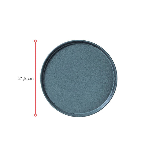 127332 - PRATO SOBREMESA NEO STONEWARE NIGHT SKY - CX 6 PCS