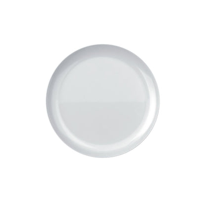 121 - PRATO OPALINE BLANC RASO 27 CM - CX 12 PCS